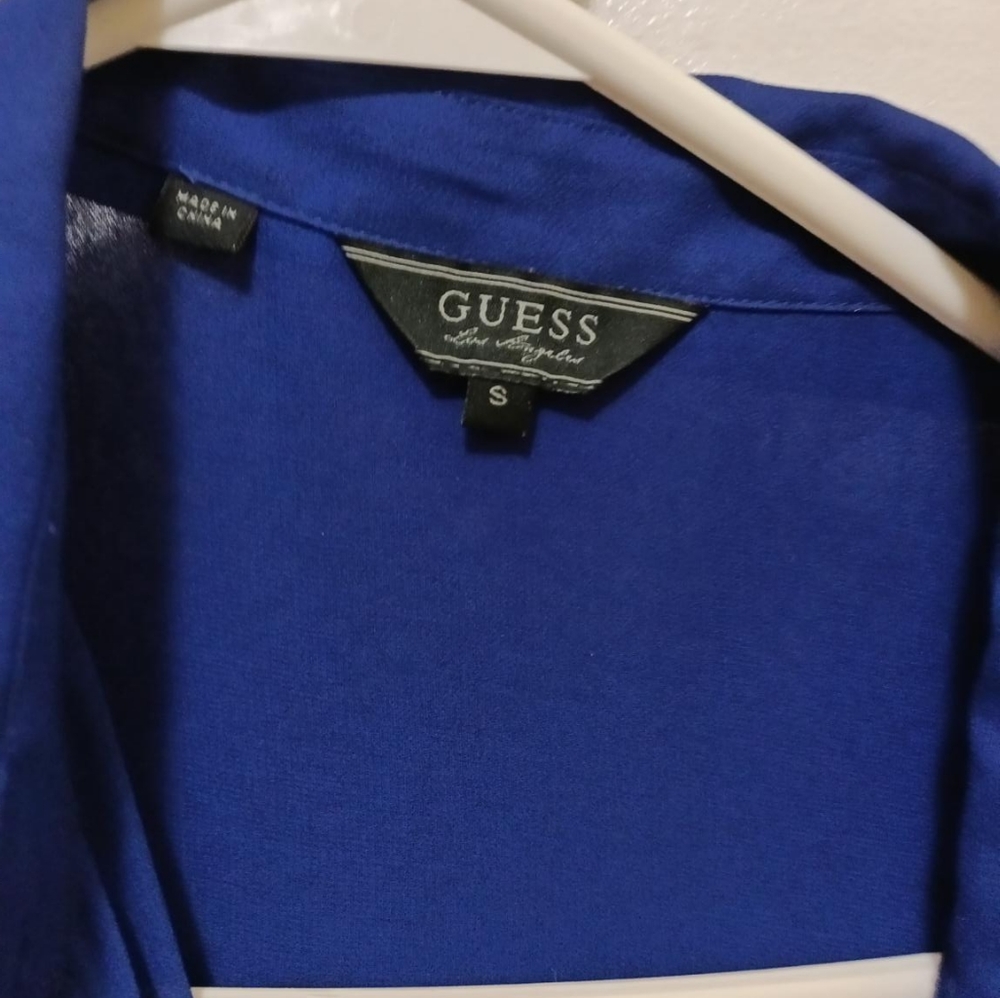 Guess floral electric blue